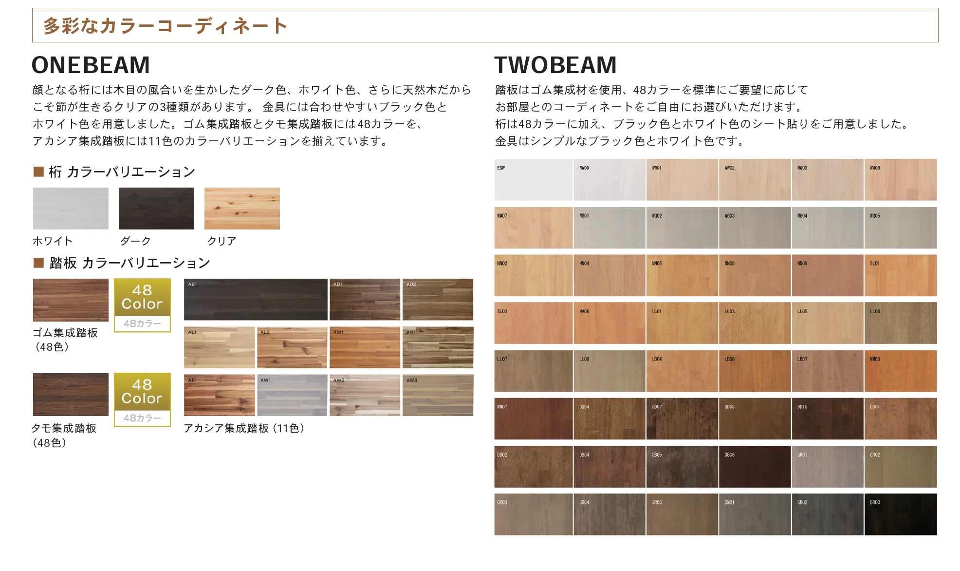 ONEBEAM <ワンビーム>/TWOBEAM <ツービーム>_バリエーション_1
