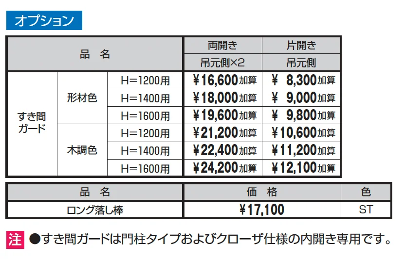 フレイナSW型 木調色【2025年版】_価格_3