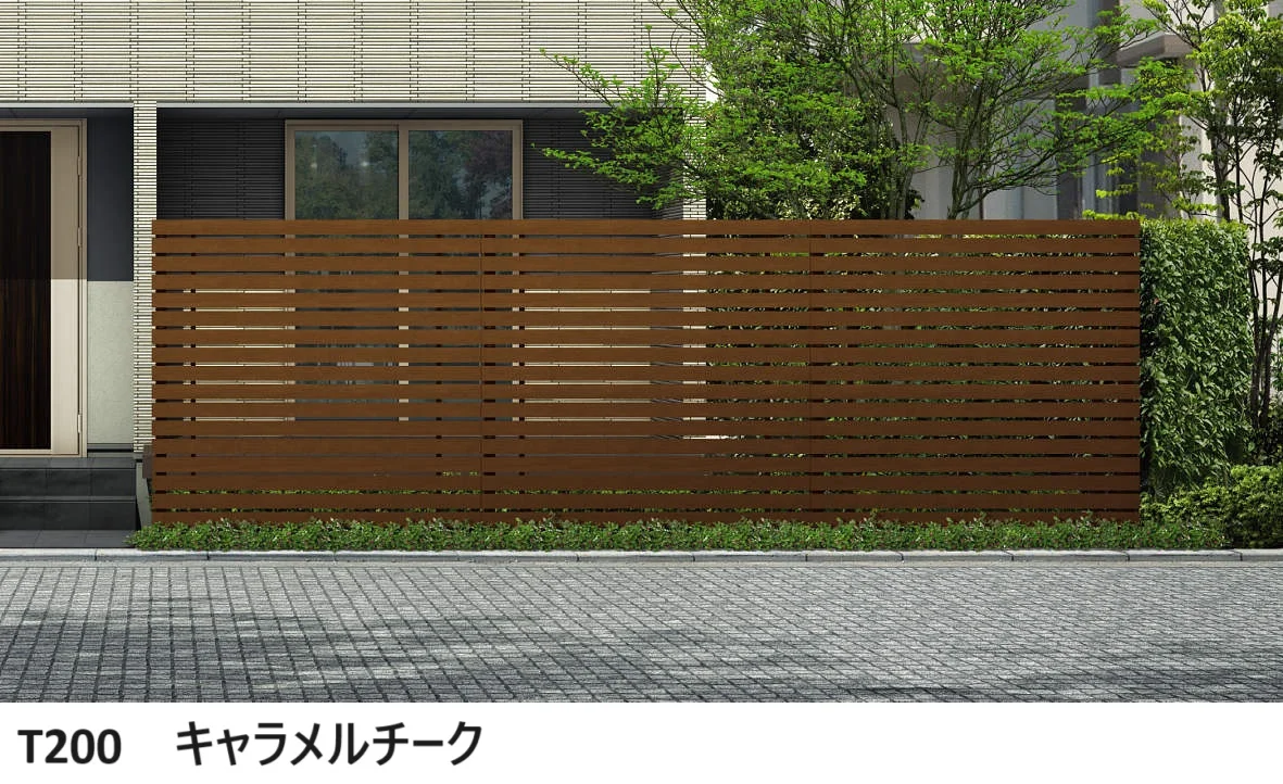 YKK APの「ルシアス スクリーンフェンス S03型 横板格子【2025年版】」のサブ画像3
