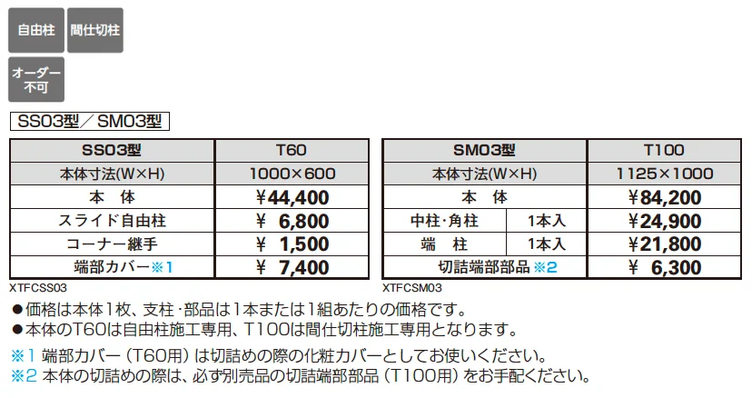 シャローネ フェンスSS03型/SM03型【2025年版】_価格_1