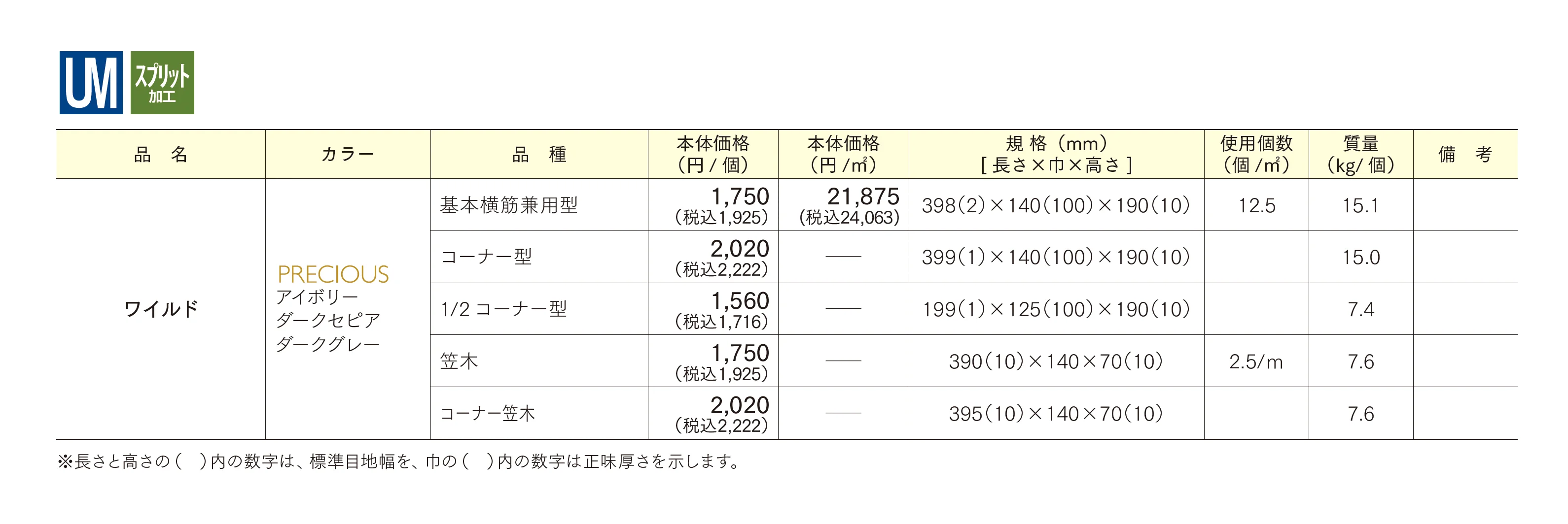 ワイルド_価格_1
