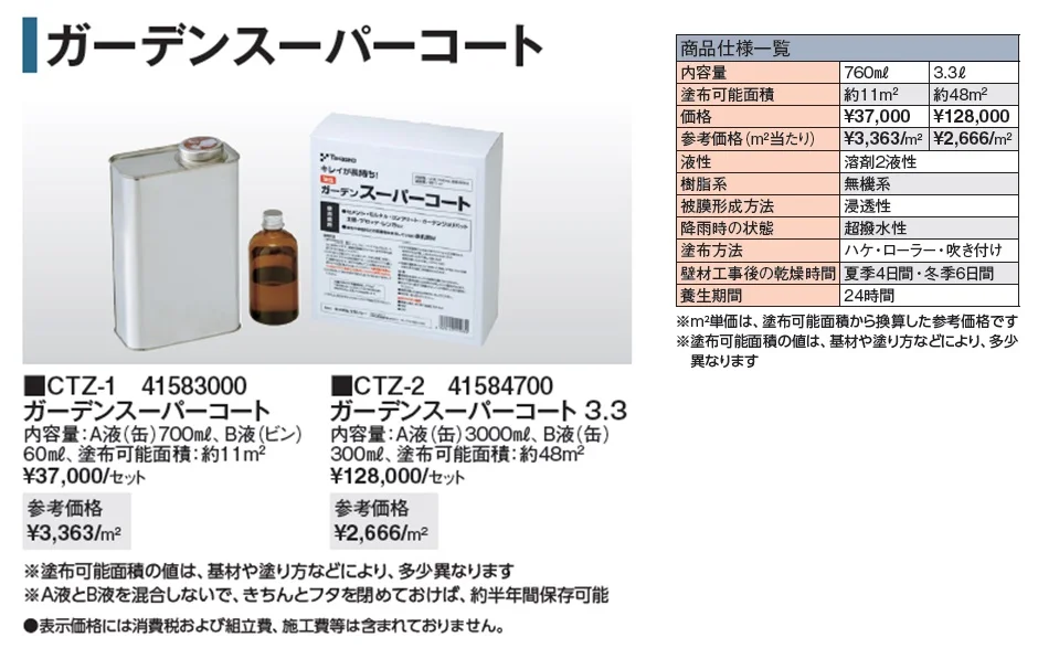 防汚コートガーデンスーパーコート【2024年版】_価格_1