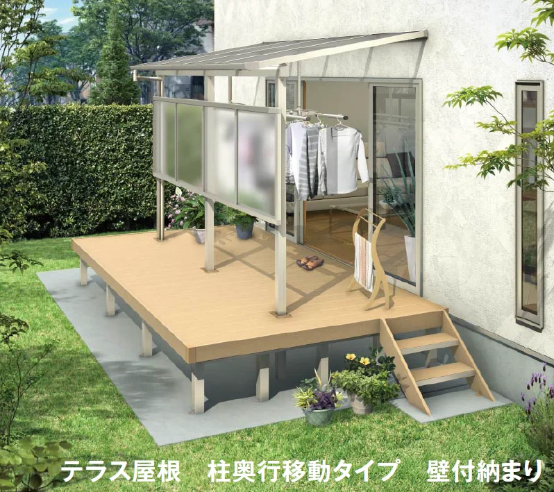 YKK APの「ソラリア テラス屋根 壁付納まり【2024年版】」