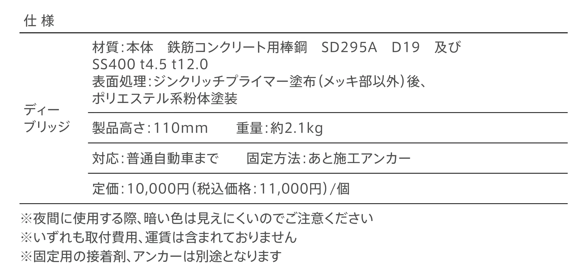 D-Bridge_価格_1