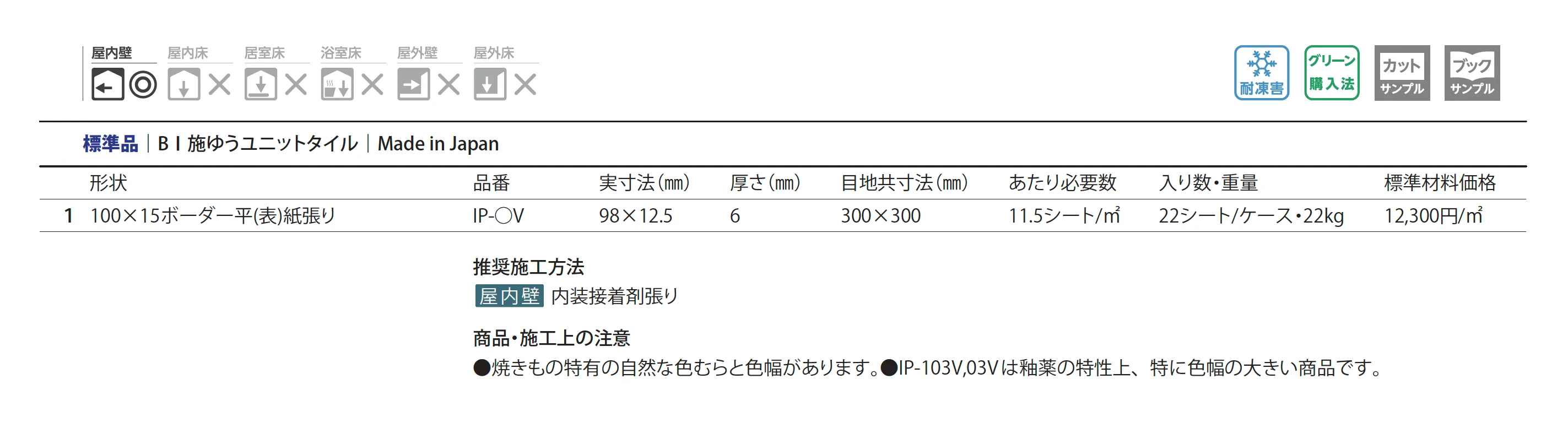 プリセラ IPボーダーV_価格_1