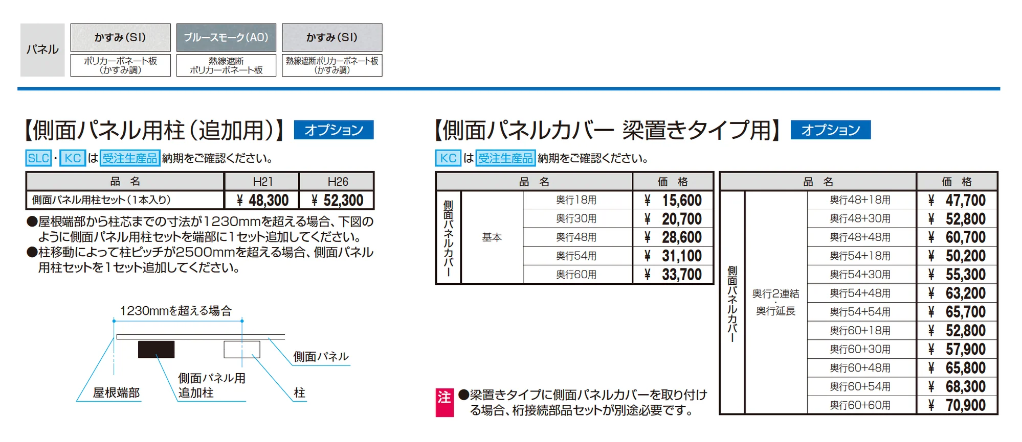 U.スタイル アゼスト スタンダードタイプ 梁置きタイプ(両側支持タイプ)_価格_7
