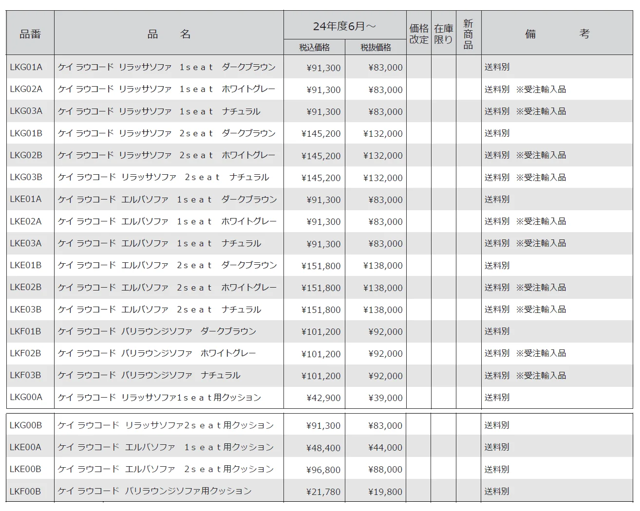 ケイ.ラウコード ソファ【2024年版】_価格_1