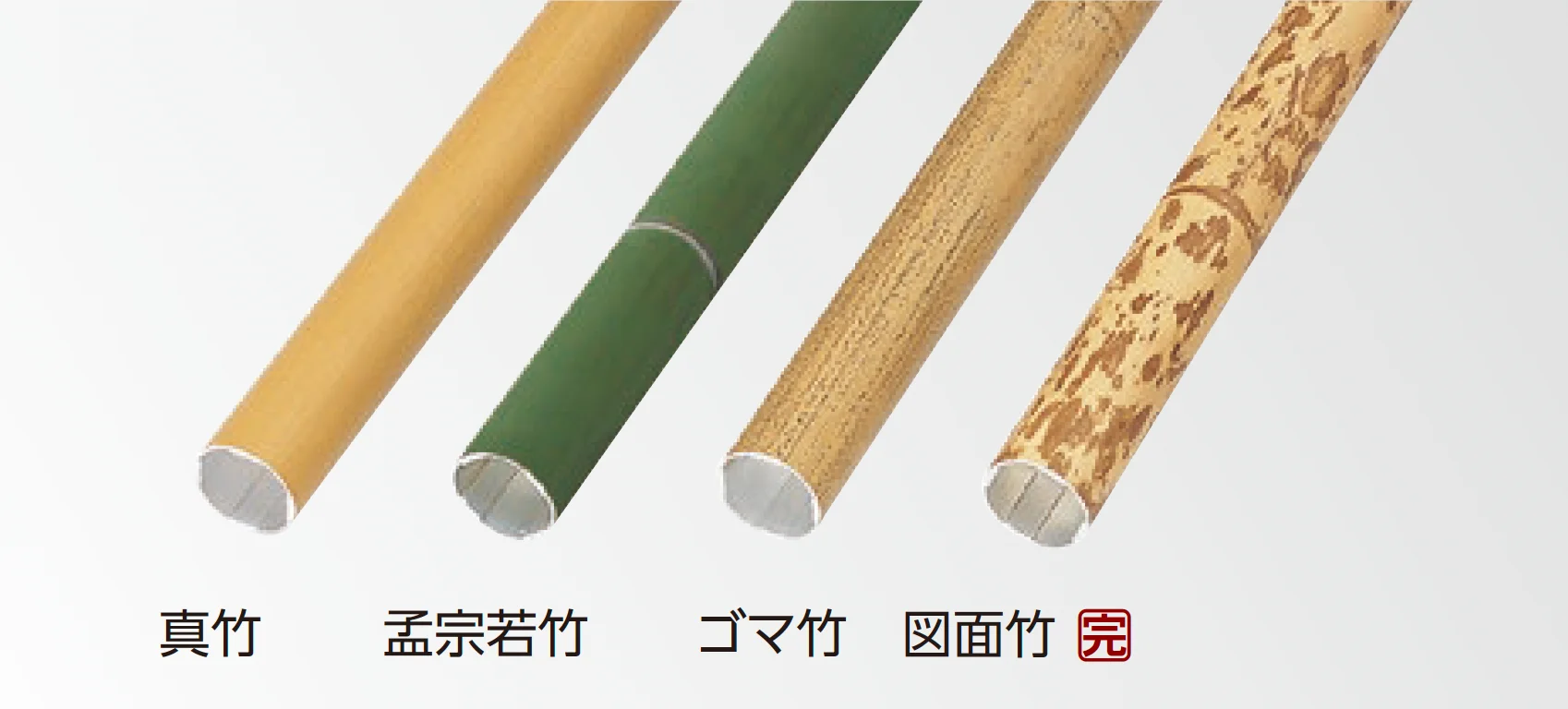 タカショーの「エバーバンブー®︎ アル銘竹®︎ 四ツ目竹【2025年版】」