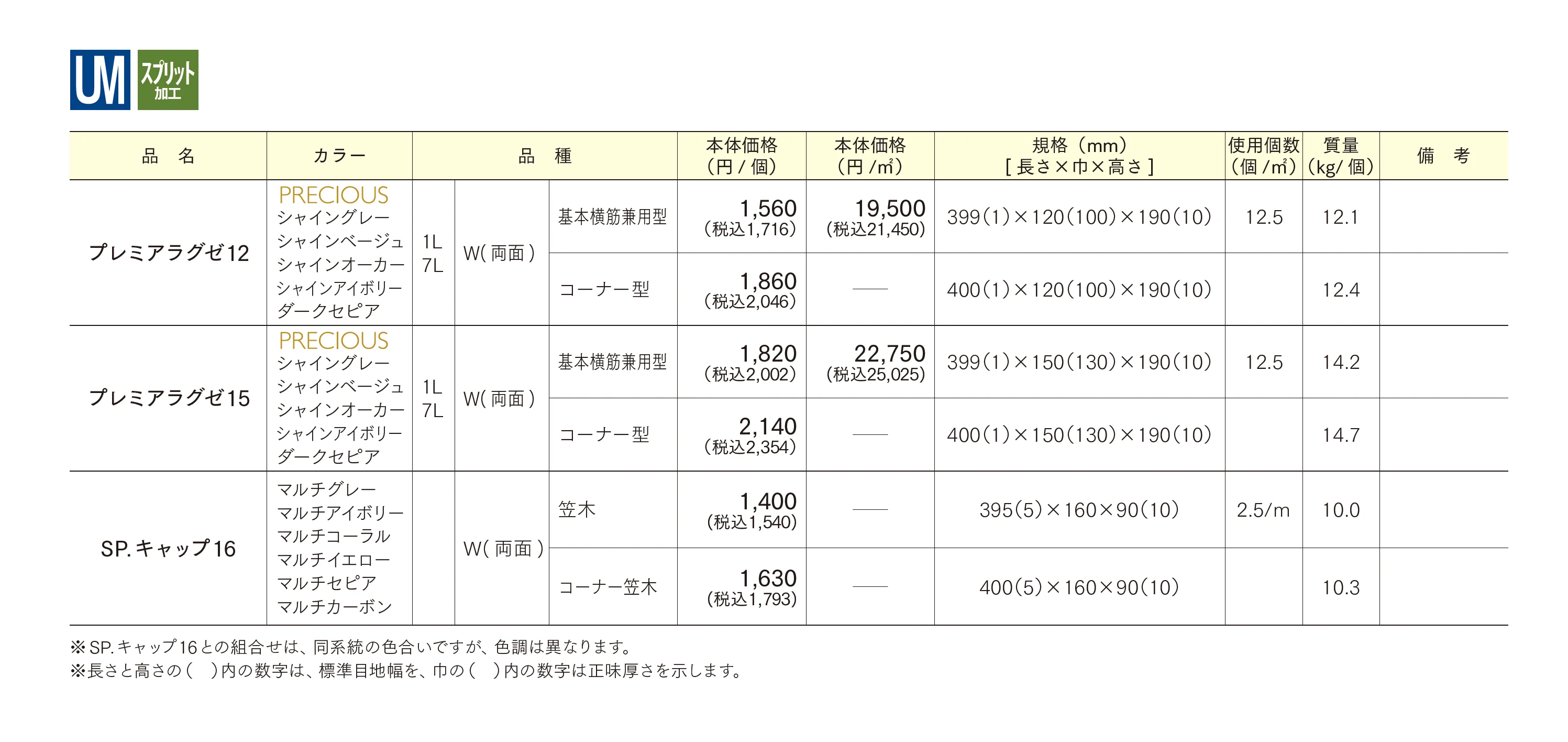 プレミアラグゼ 12/15_価格_1