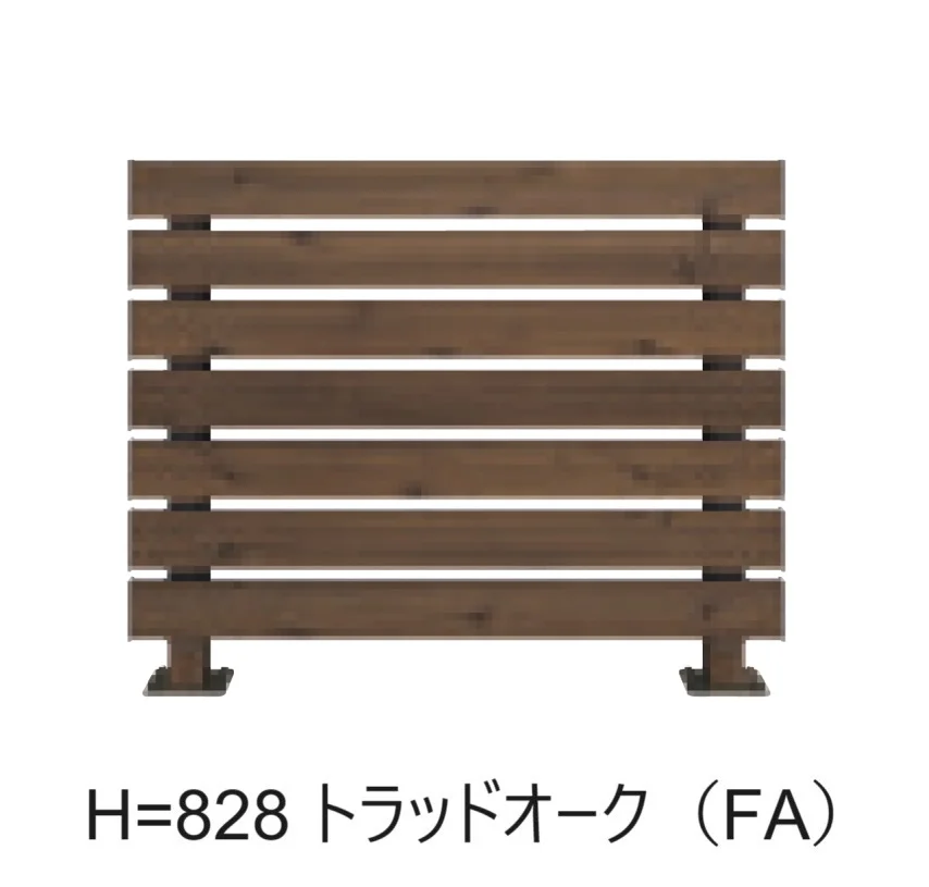 三協アルミの「ヴィラウッドフェンス 木調スクリーン」のサブ画像4