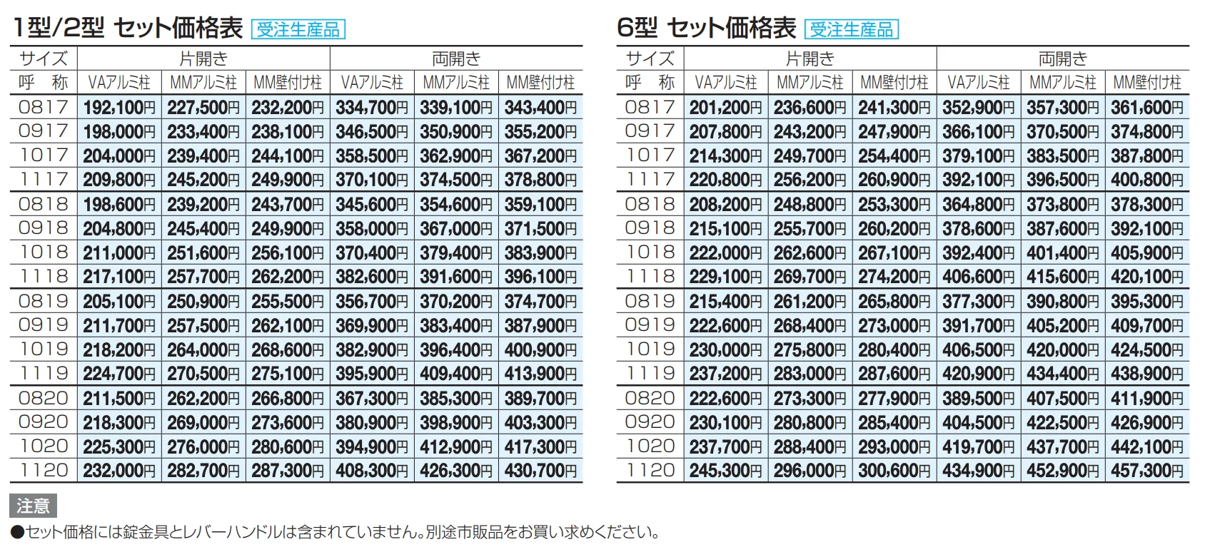 クレディ門扉1型 マンション仕様（H17~H20）【2023年版】_価格_1