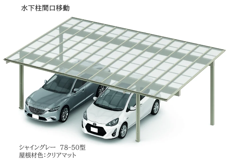 LIXILの「フーゴF 3台用 柱間口移動【2024年版】」のサブ画像1