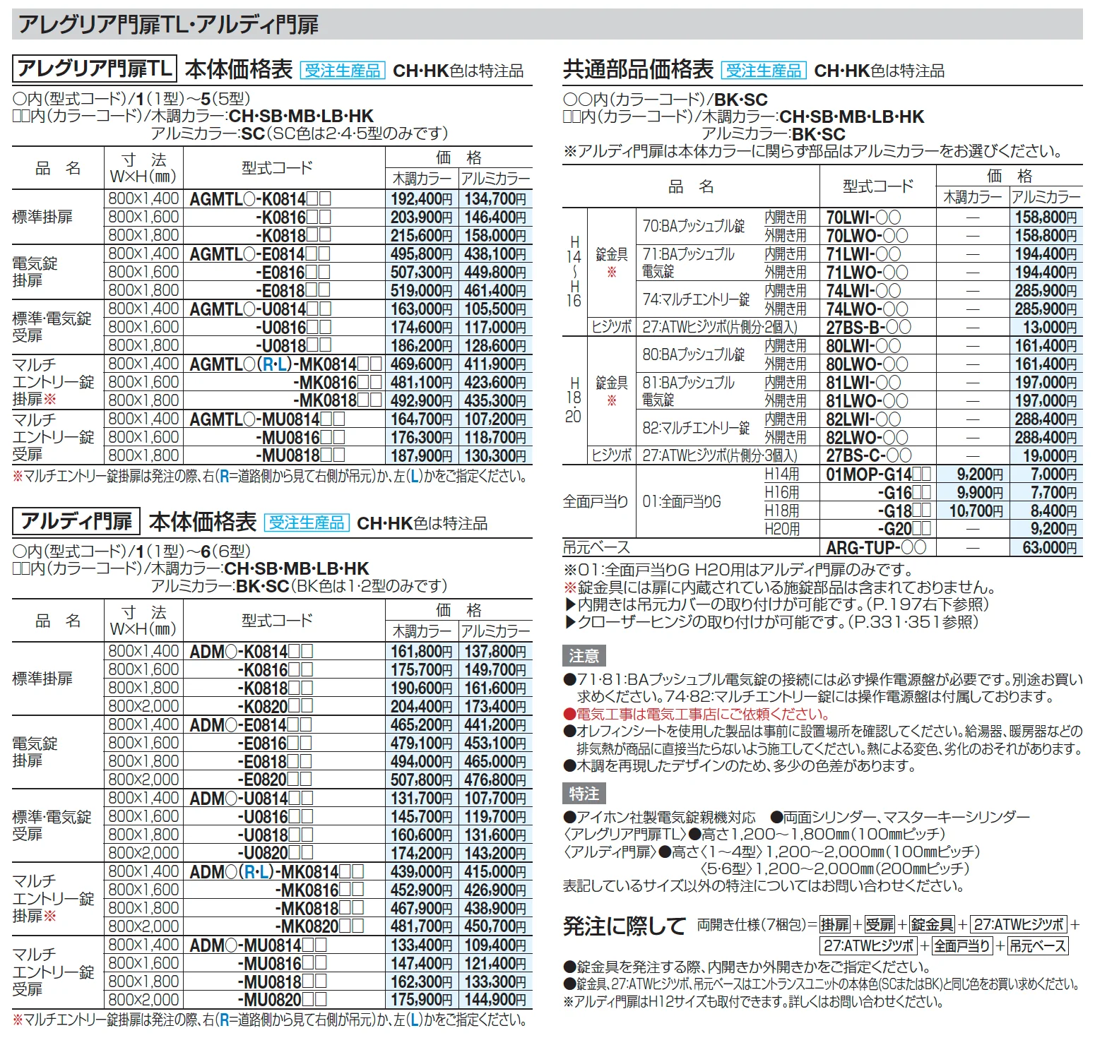 アルファグラン対応門扉 アルディ門扉【2023年版】_価格_2