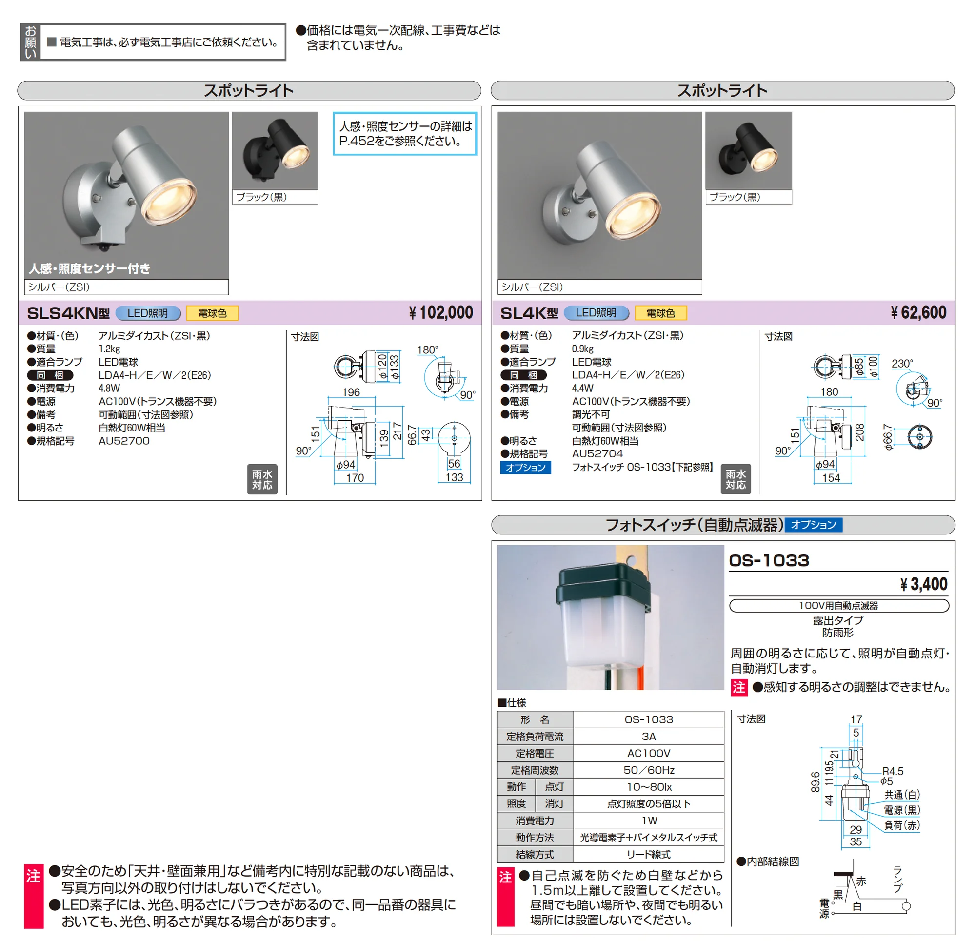 スポットライト_価格_1