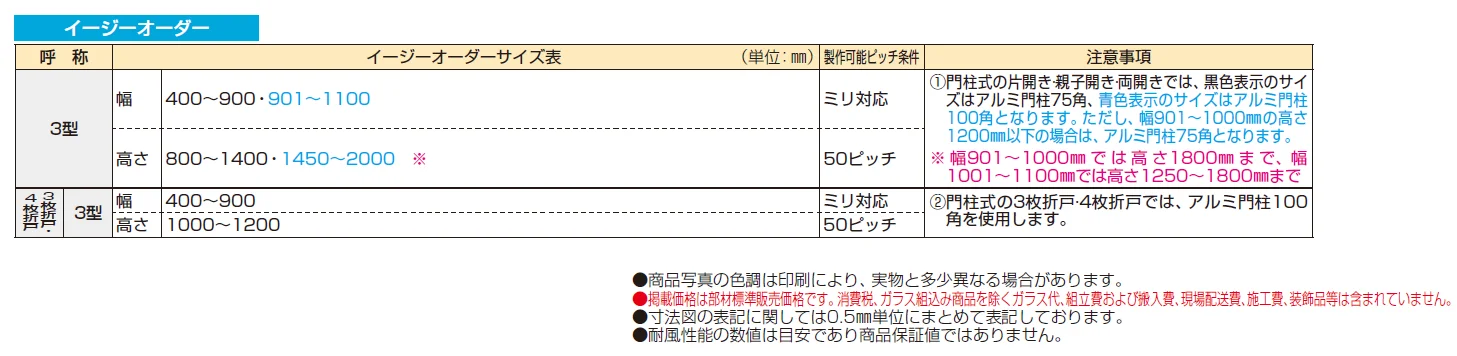 シンプレオ 門扉3型【2024年版】_価格_2