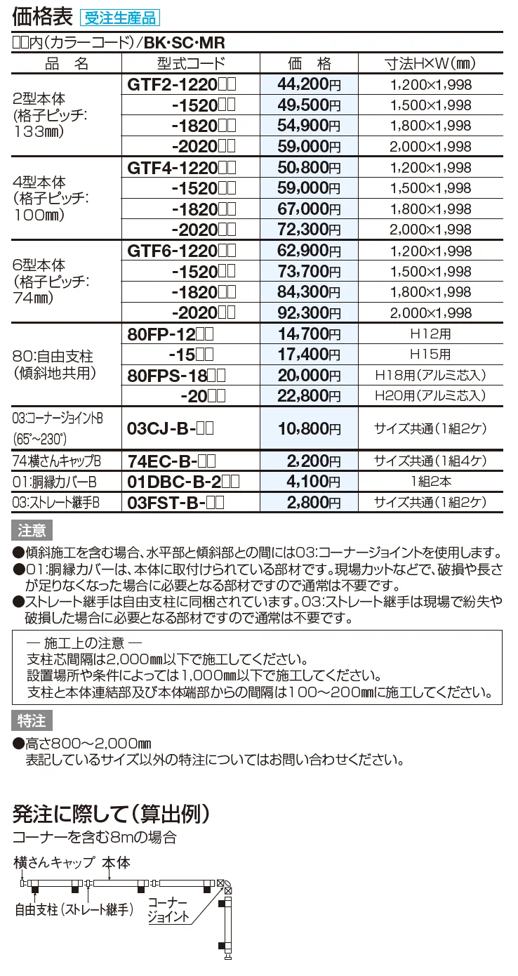 GTF2型【2023年版】_価格_2