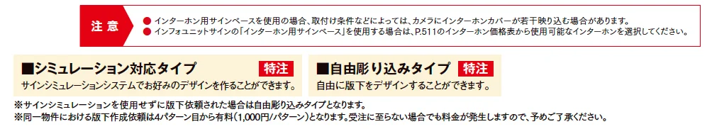 インフォユニットサイン【2023年版】_価格_2