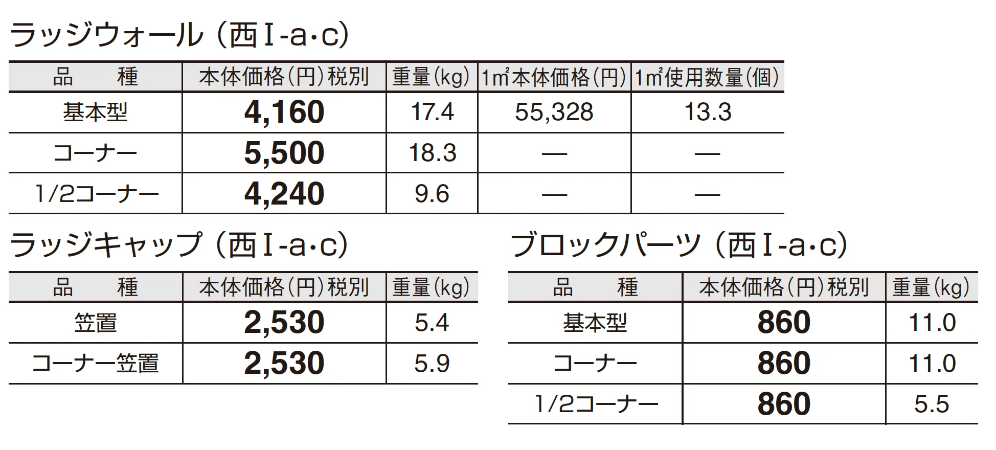 ラッジウォール_価格_3