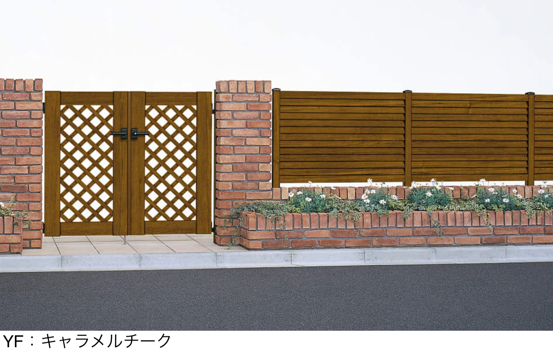 YKK APの「ガーデン倶楽部 スタンダードシリーズ スタンダードシステムフェンス3型【2025年版】【廃番】」のサブ画像1