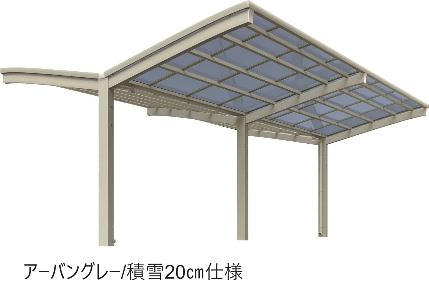 三協アルミの「リンリンエース オープンタイプ Y合掌タイプ 600N/㎡【2025年版】」のサブ画像2