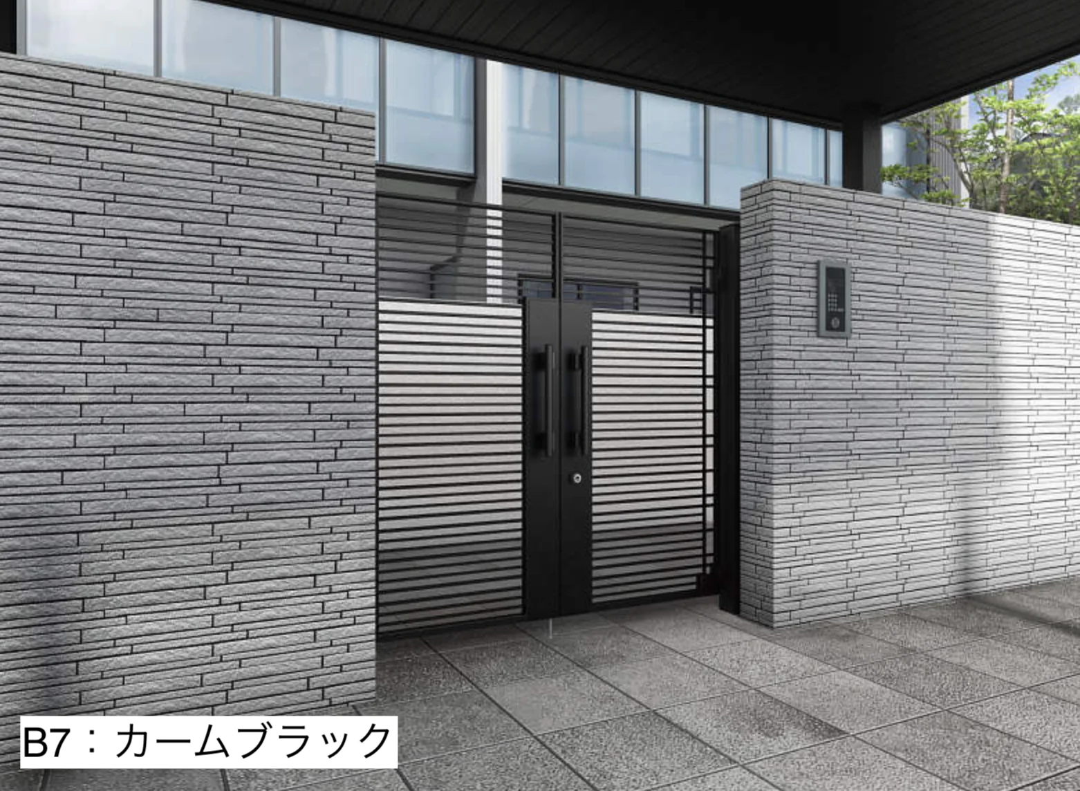 YKK APの「電気錠付共用門扉 シャローネ 門扉SA01型【2024年版】」