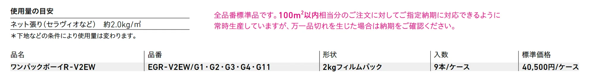 ワンパックボーイR-V2EW【2025年版】_価格_1