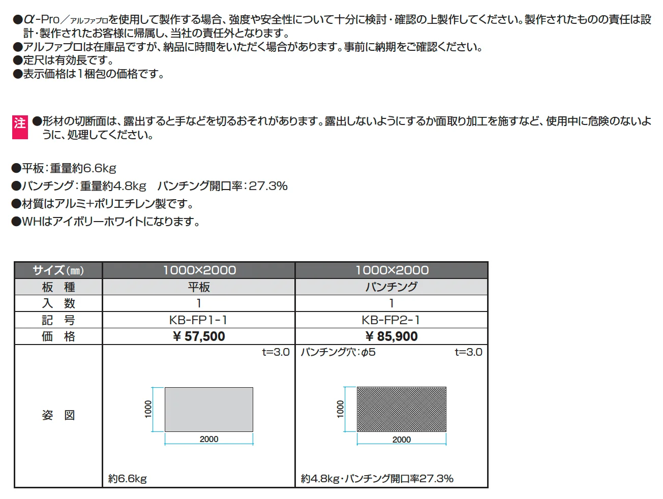 複合板パネル【α-Pro アルファプロ】【2025年版】_価格_1