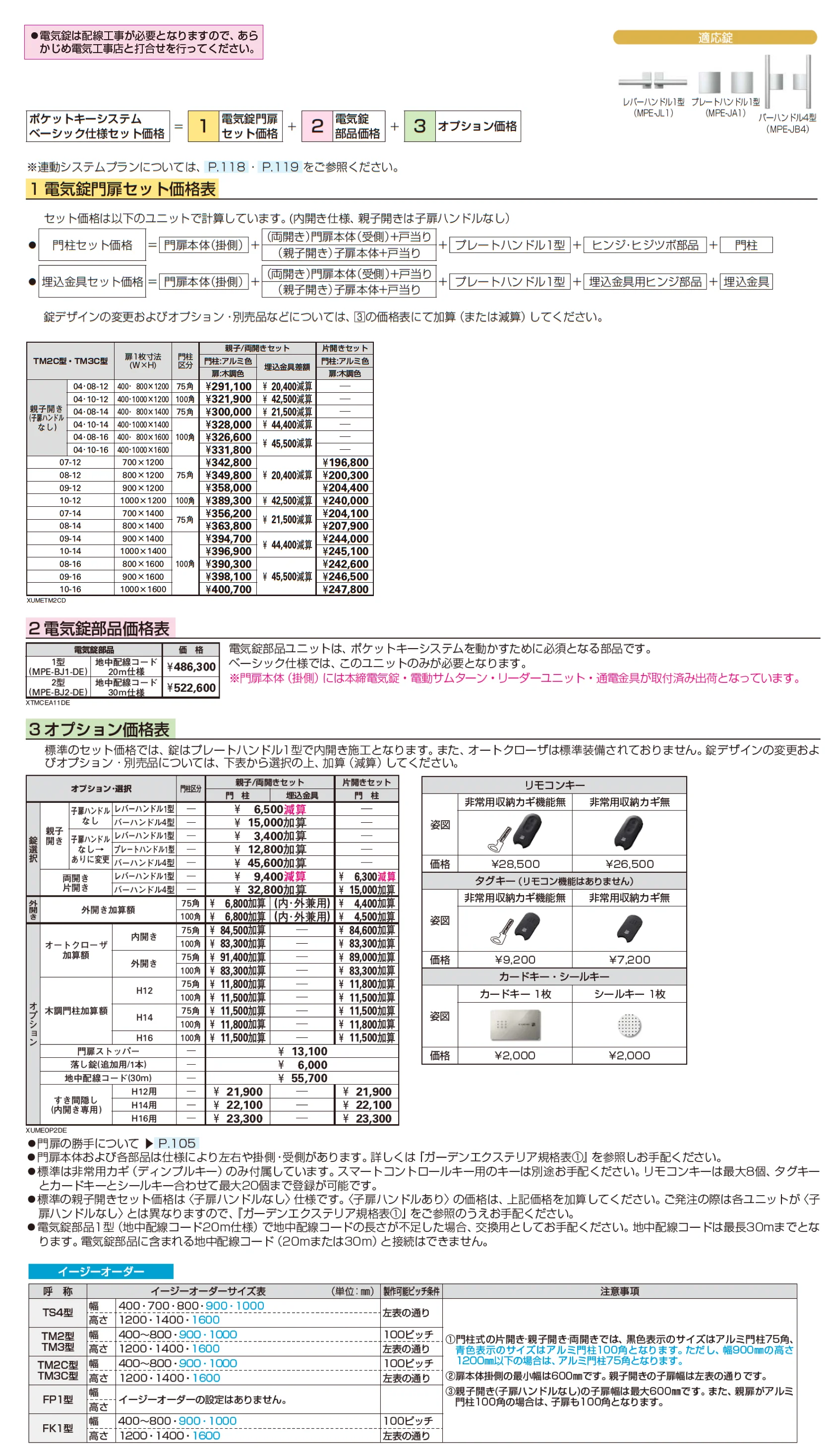 〔ポケットキーシステム〕電気錠付 ルシアス 門扉 TM2C型 鋳物+たて目隠し【2025年6月発売】【2025年版】_価格_1