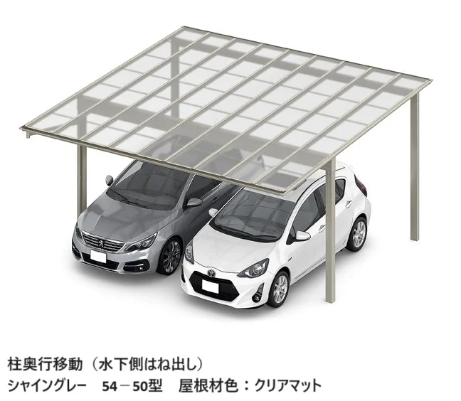LIXILの「フーゴF 2台用 柱奥行移動【2024年版】」のサブ画像1