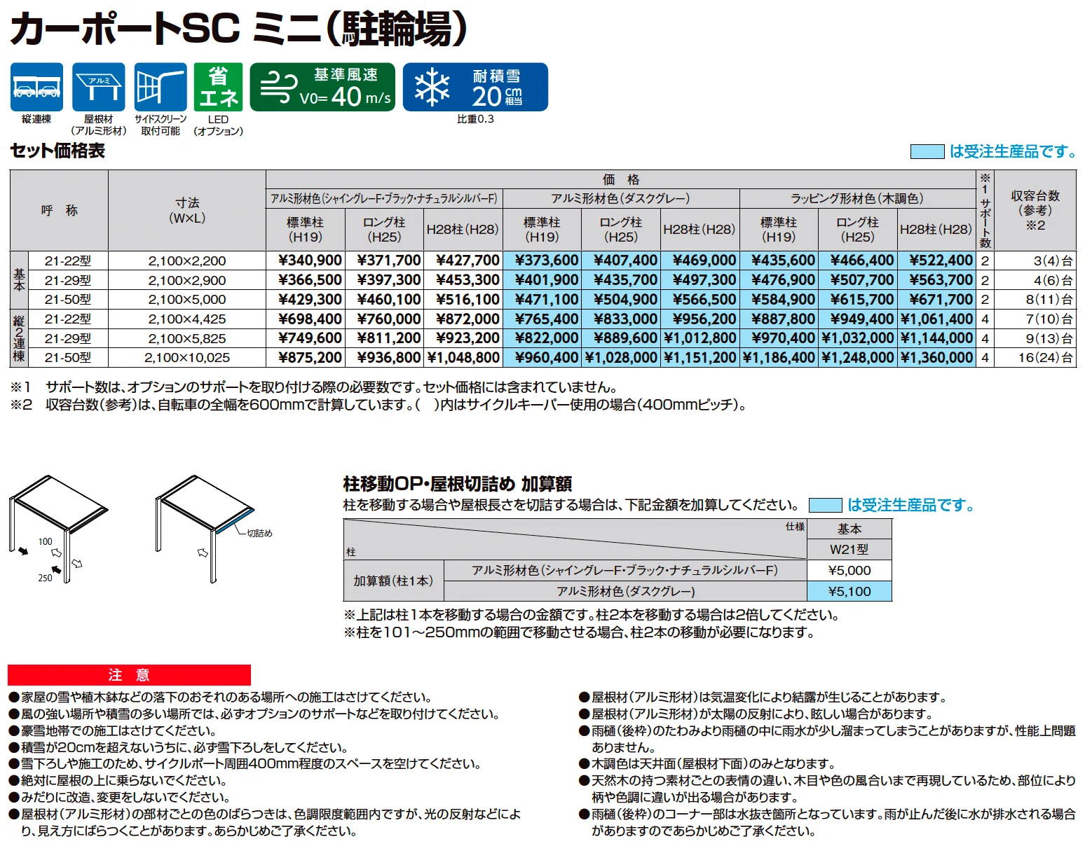 カーポートSC ミニ(駐輪場)【2025年版】_価格_1