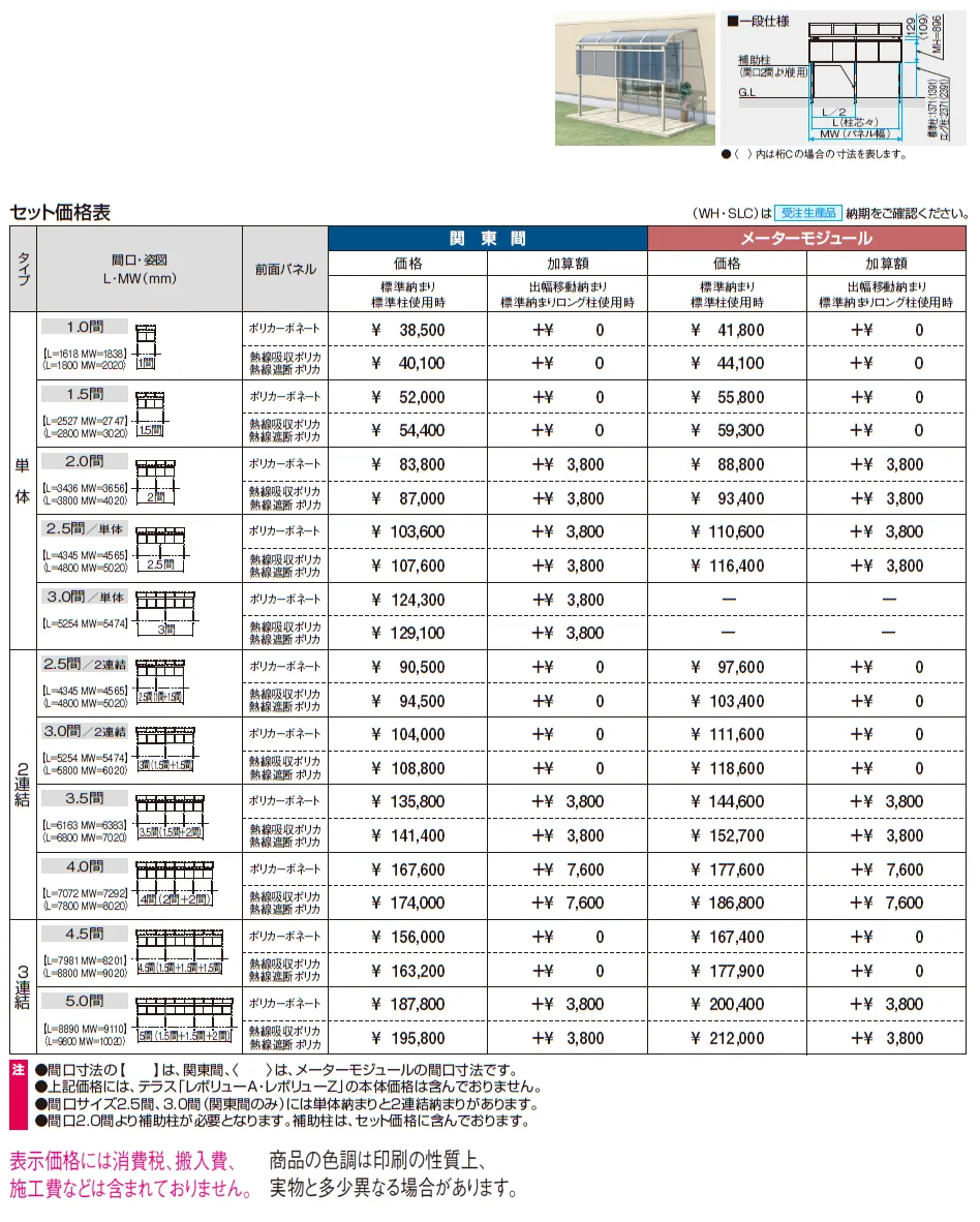 レボリューA(前面パネル 一段仕様)【2024年版】_価格_1