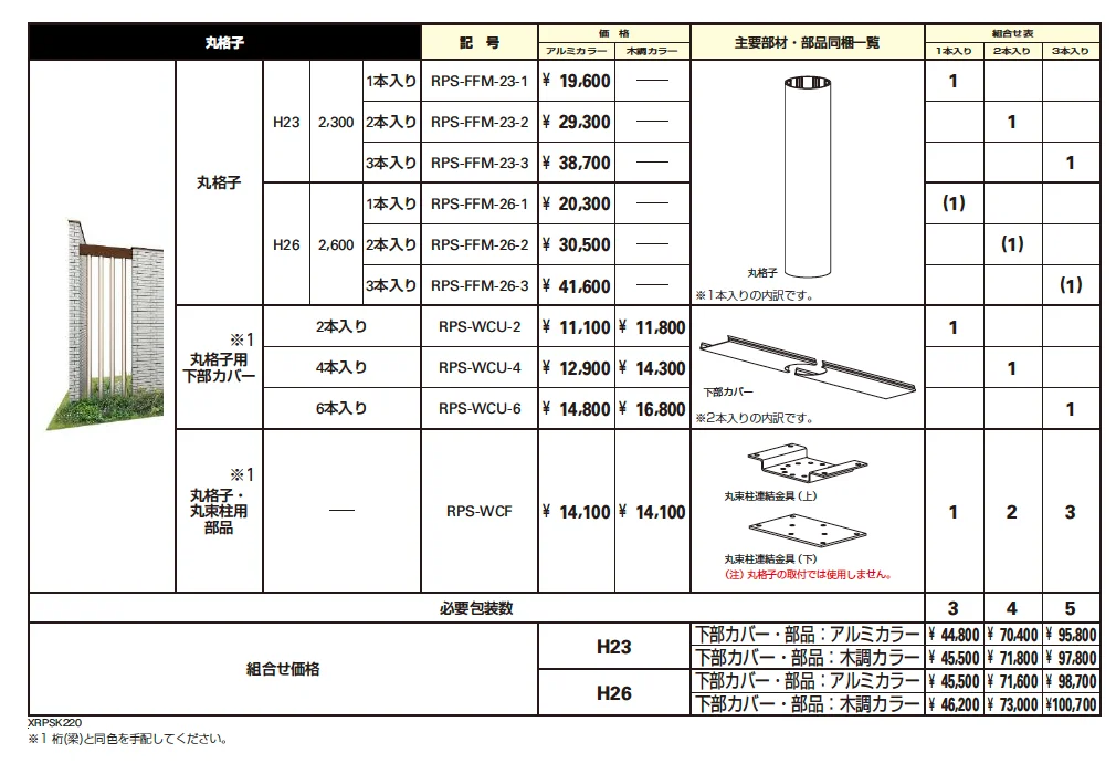 リレーリア スクリーン 丸格子【2023年版】_価格_1