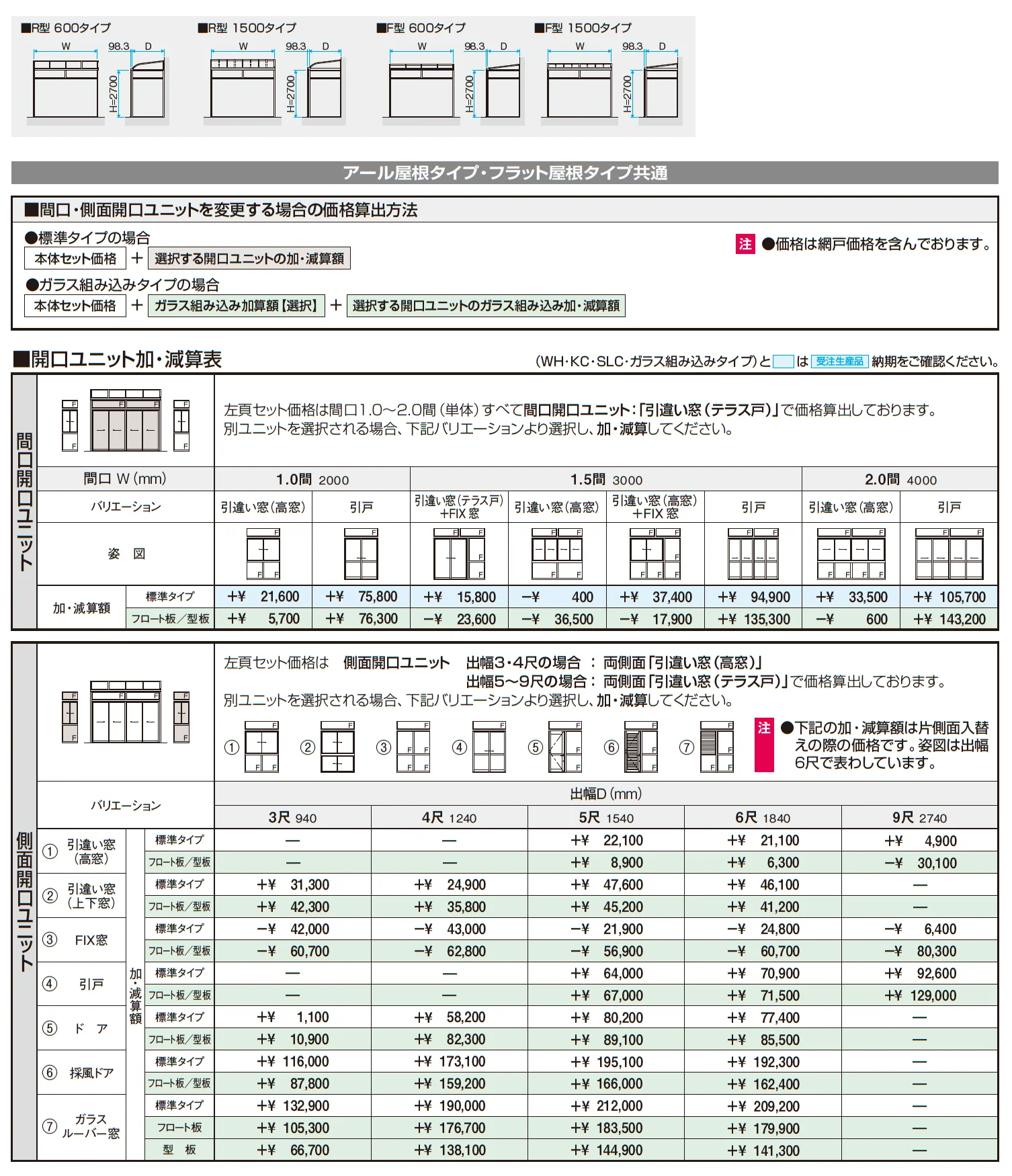 晴れもようwith(土間仕様/ランマ付き H22サイズ メーターモジュール)【2025年10月価格改訂版】_価格_2