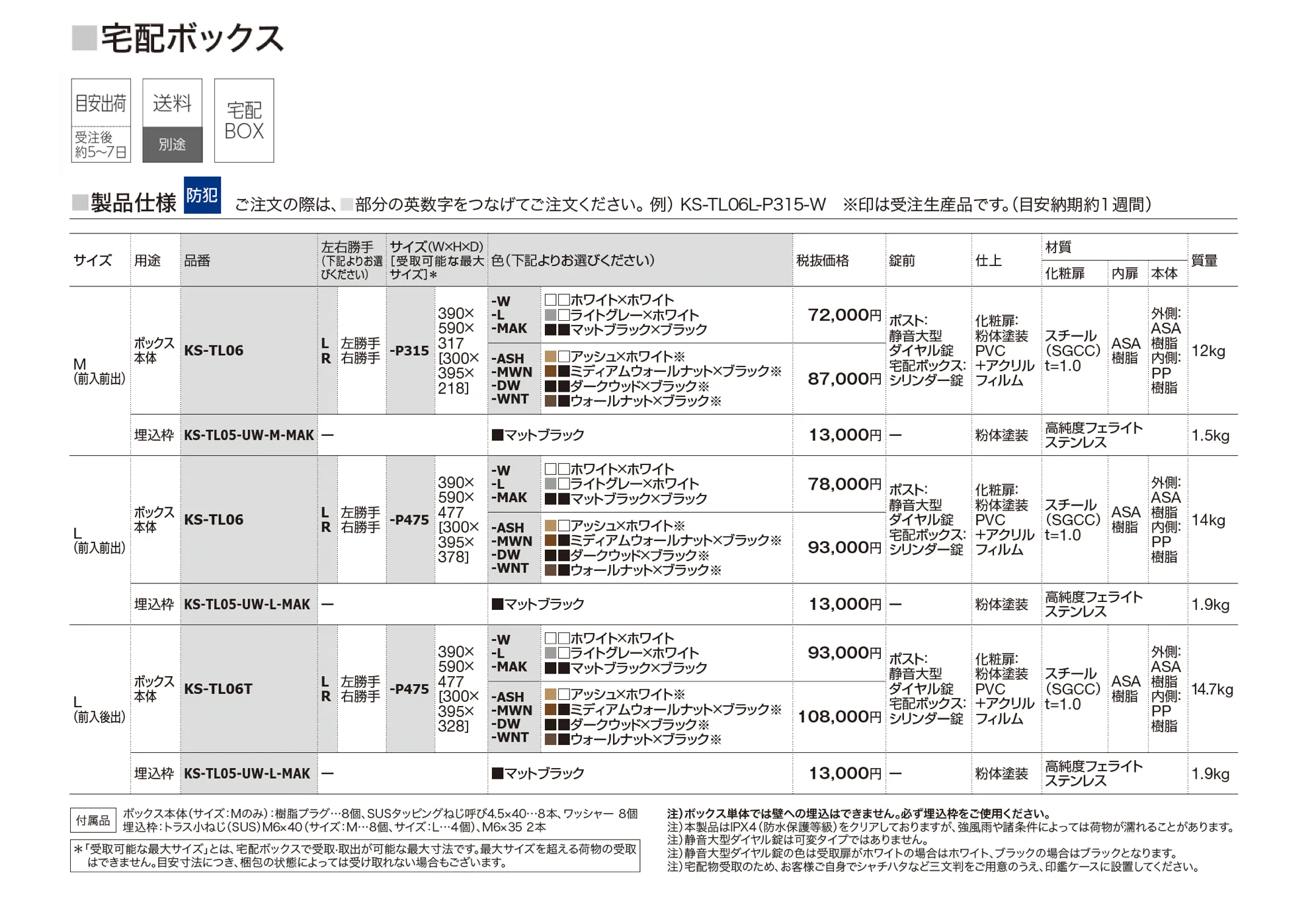 宅配ボックス Na Box+POST
【2025年版】_価格_1