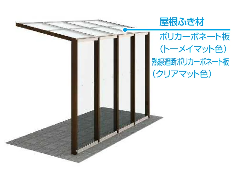 YKK APの「アウタールーフ テラスBタイプ 基本【2025年版】」のサブ画像1