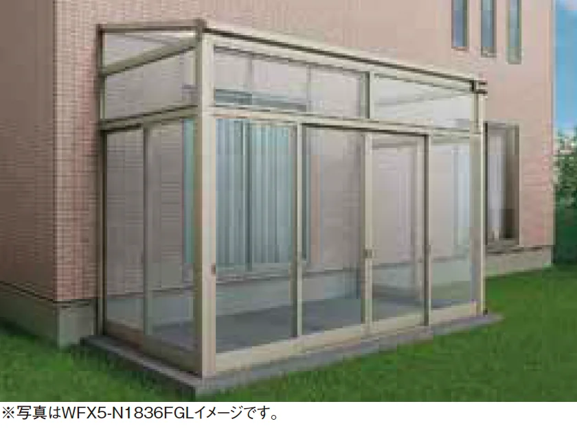 大仙の「ソレイドテラス囲い ノーマルサッシ(ランマFIX)【土間仕様】【2025年版】」のサブ画像1