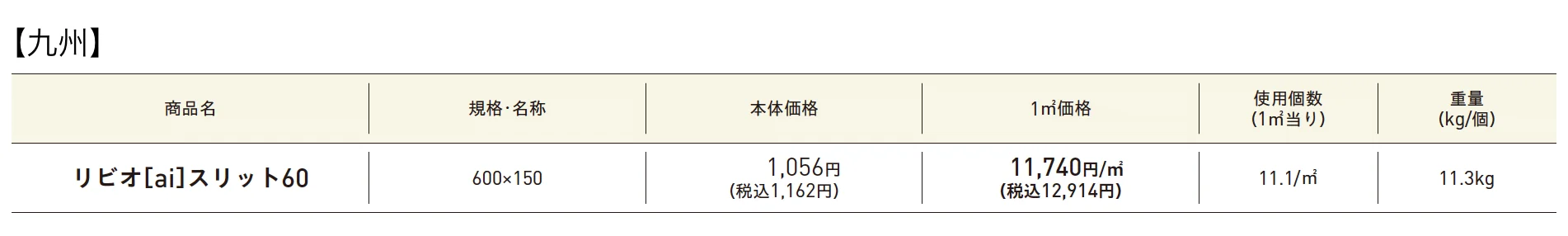 リビオ®︎［ai］スリット60【2025年版】_価格_3