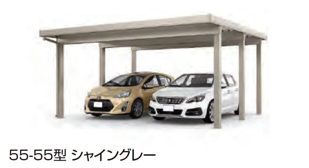 LIXILの「カーポートST 4500タイプ 2台用」のサブ画像9