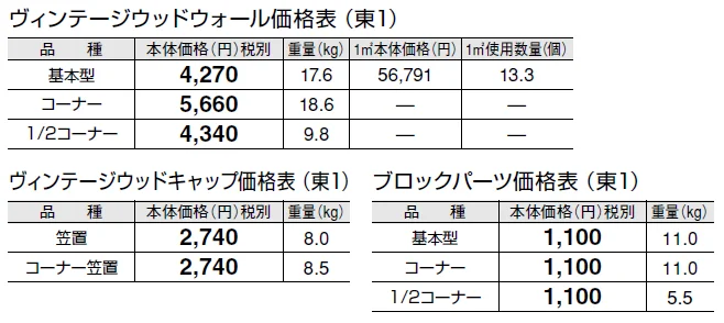 ヴィンテージウッドウォール【2024年版】_価格_1