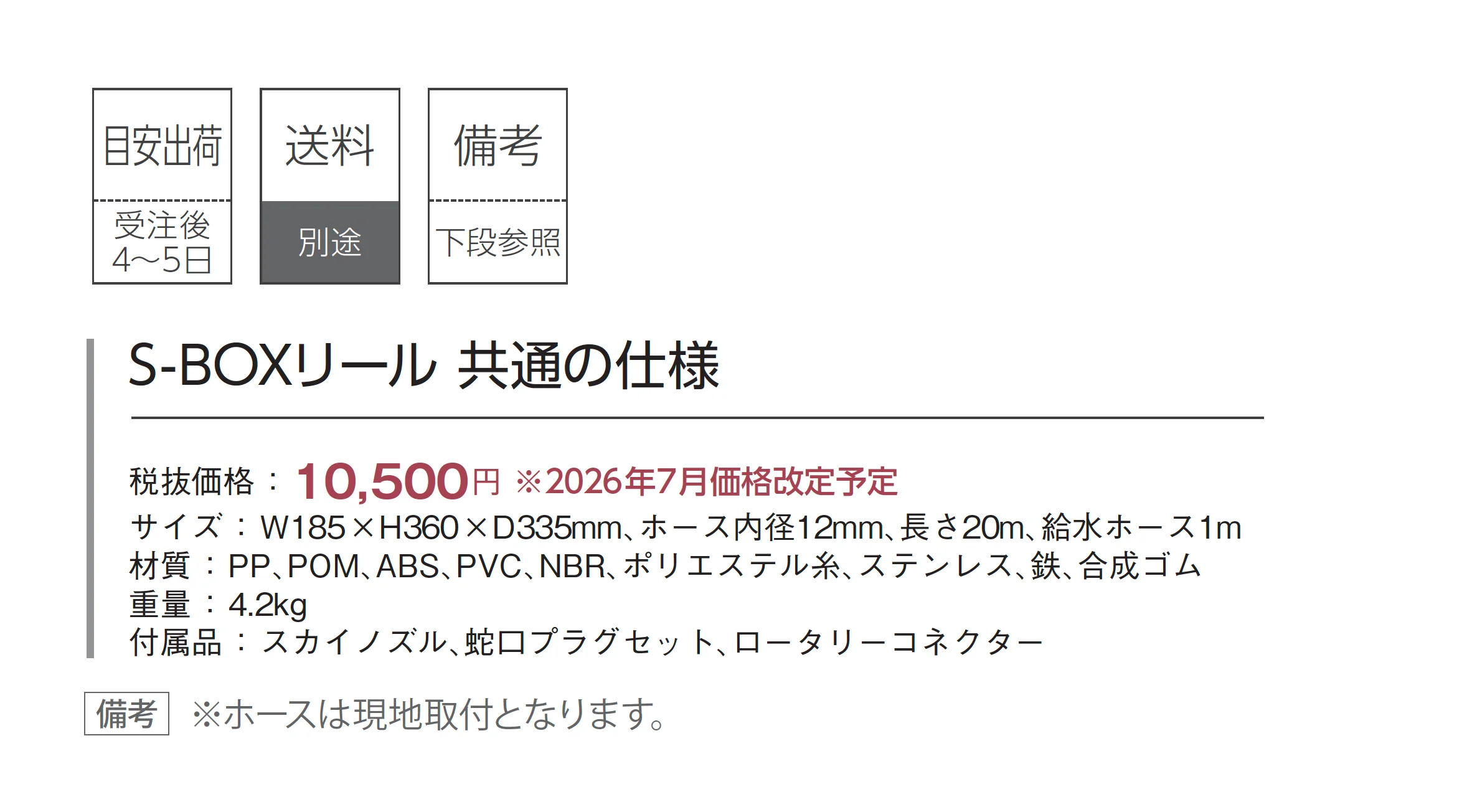 S-BOXリール_価格_1