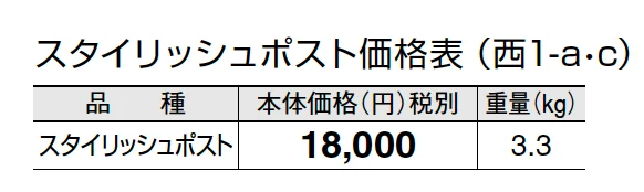 スタイリッシュポスト【2024年版】_価格_3