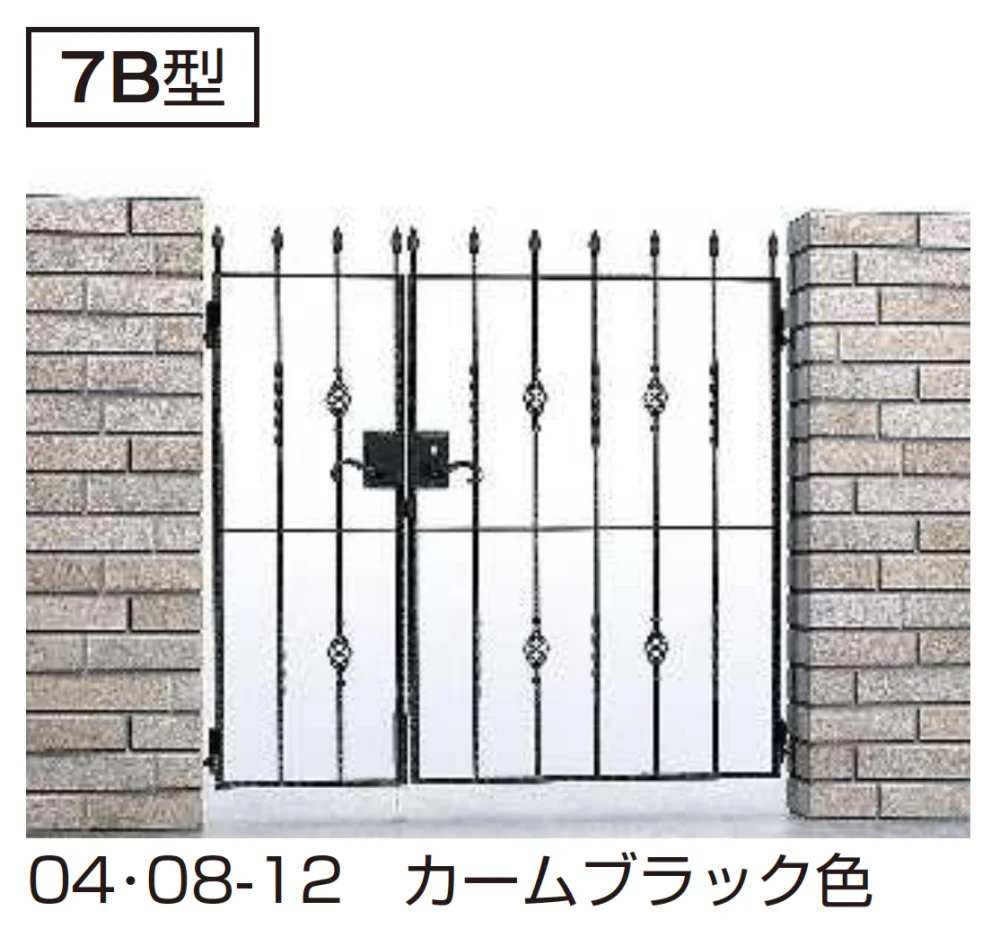 YKK APの「マンション向けポーチ門扉 トラディシオン門扉1型~10型/5B,6B,7B型【2024年版】」のサブ画像9