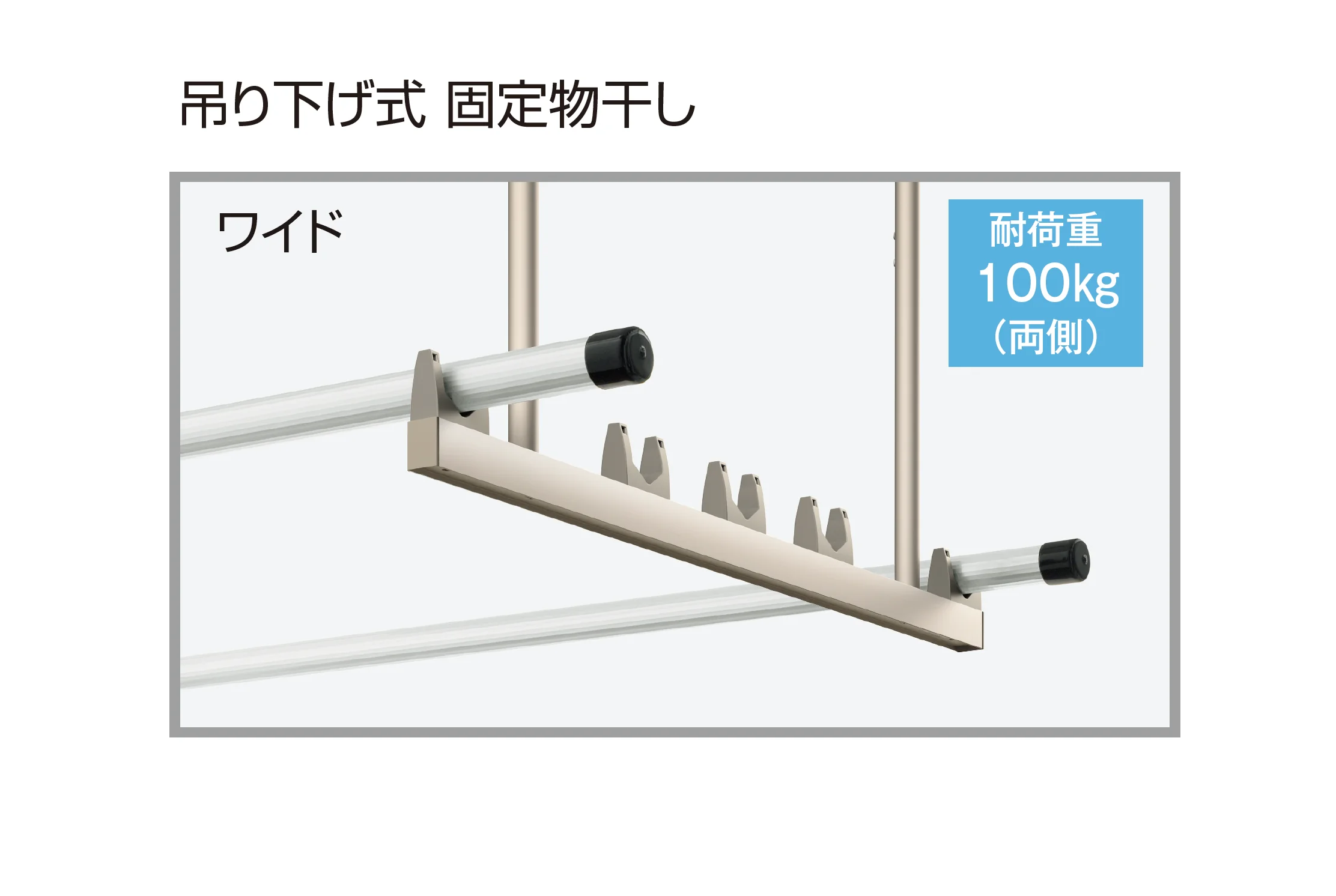 YKK APの「囲い商品用 物干しセット」のサブ画像2