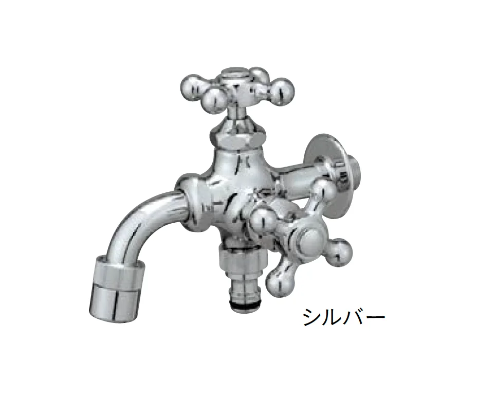 ユニソンの「プレーンフォーセット ツイン(日本水道協会認定品)」