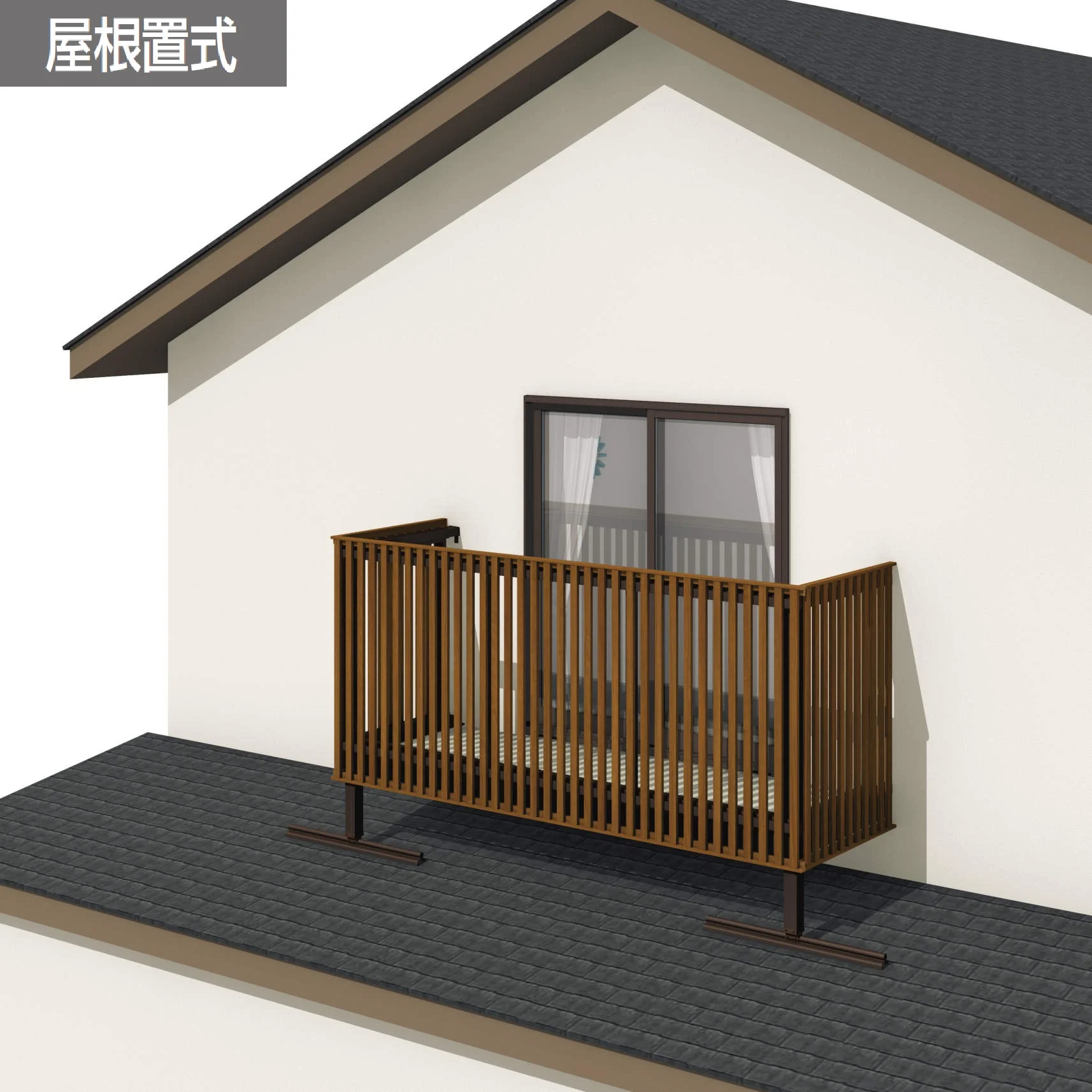 三協アルミの「オルネ(屋根置式 たてスリット)【2024年版】」