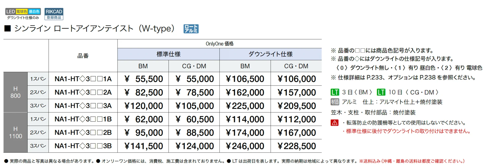 シンライン ロートアイアンテイスト(W-type)【2025年版】_価格_1