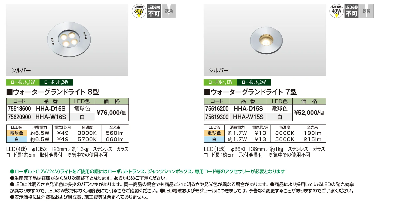 ウォーターグランドライト【2024年版】_価格_1