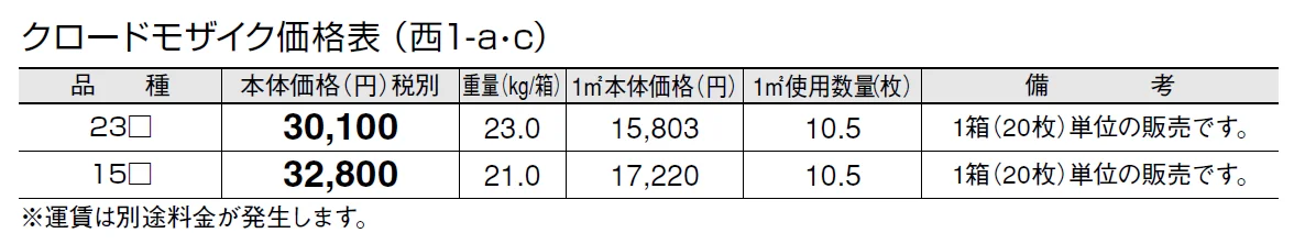 クロードモザイク【2024年版】_価格_3