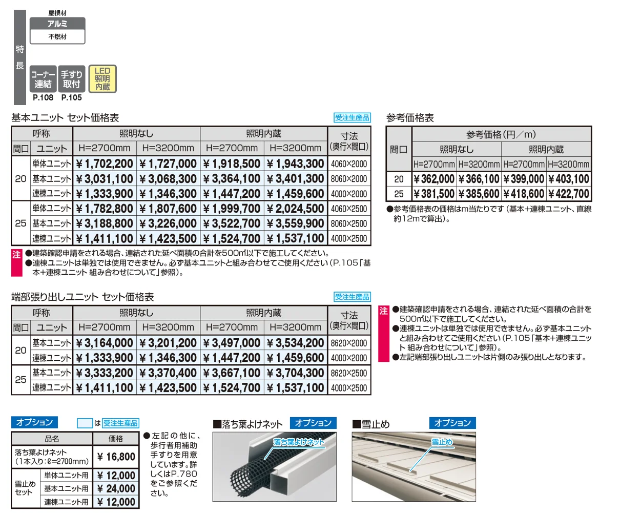 ラグフォート Type1 600N/㎡ 基本ユニット_価格_1
