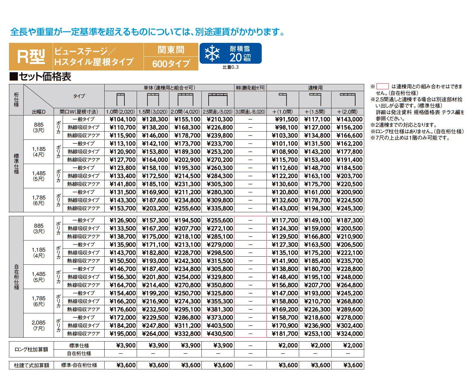 スピーネ R型 ビューステージ/Hスタイル屋根タイプ 関東間【2025年版】_価格_1